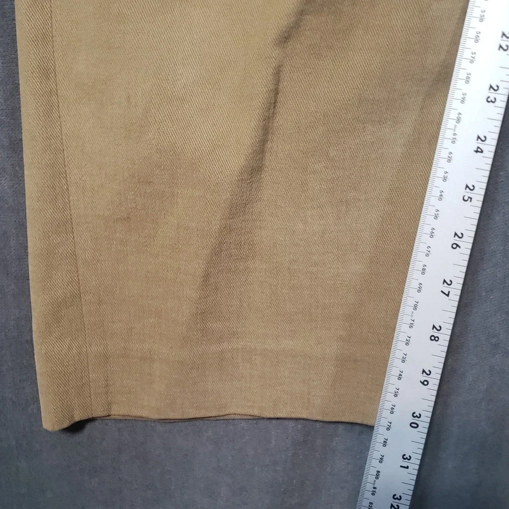 Banana Republic Dress Pants Mens 34/32 Tan Khaki Cotton Chino Straight Leg